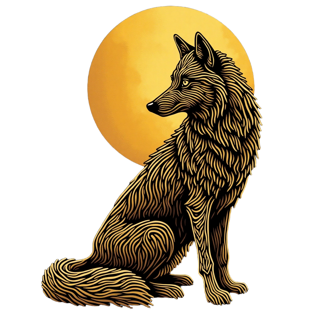 Wolf in the Moonlight